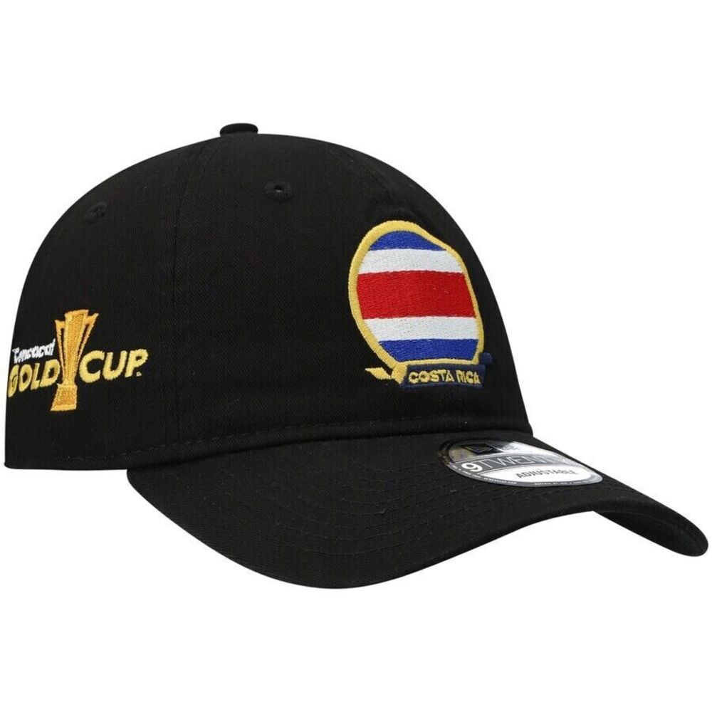 Costa Rica National Team New Era Gold Cup Team 9TWENTY Adjustable Hat - Black